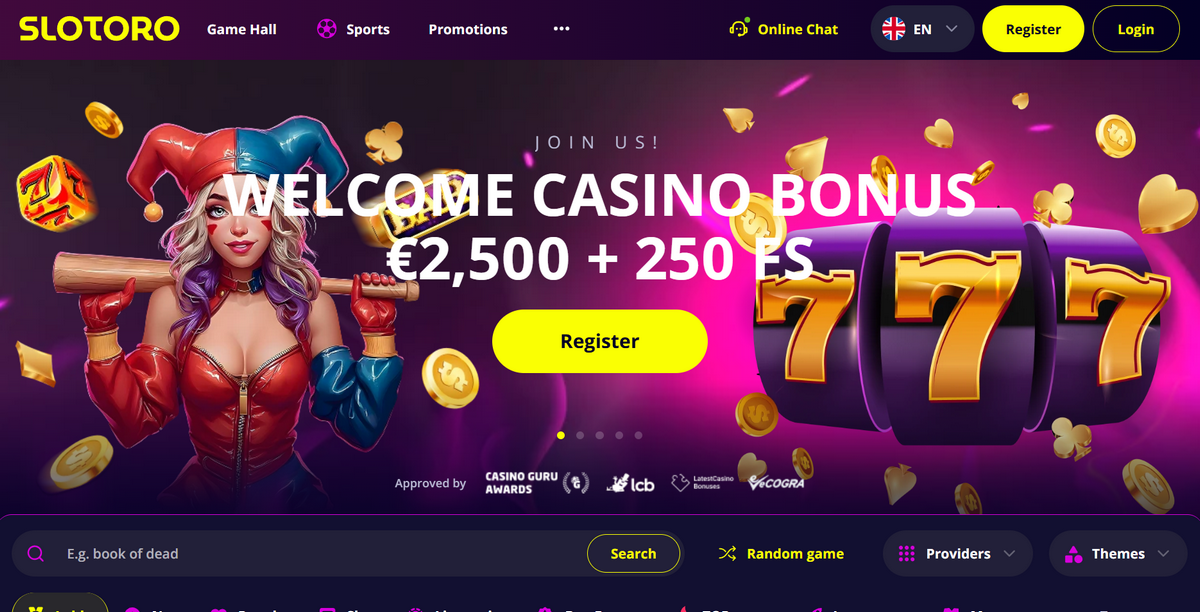 Slotoro bonus i promocje